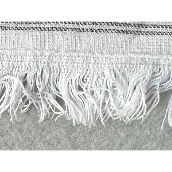 Ladinne Reversible Dachshund Tea Towels Set of Two Cotton 30" X 19" Gray & White - Picture 7 of 8